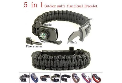 Black 5 In 1 Bracelet - Image 2