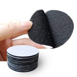 Black Round Size Self Adhesive Tape