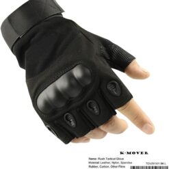 Half Finger Tactical black Gloves
