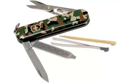 Victorinox Swiss Army Sd Classic camoflag green like new - Image 2