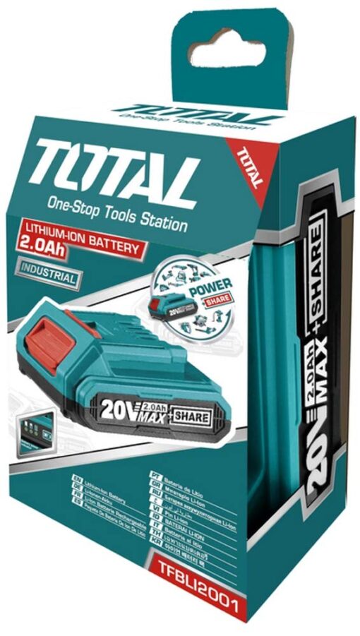Total lithium-ion battery pack 20V 2A - Image 2