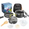 Cooking set out-of-doors