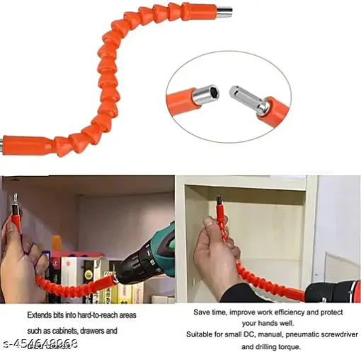 Orange Electric Drill Tools Flexible Shaft Bits - Image 3