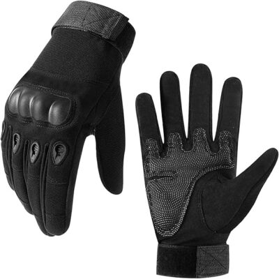 long gloves black tactical