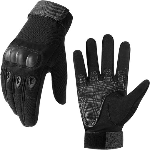 long gloves black tactical