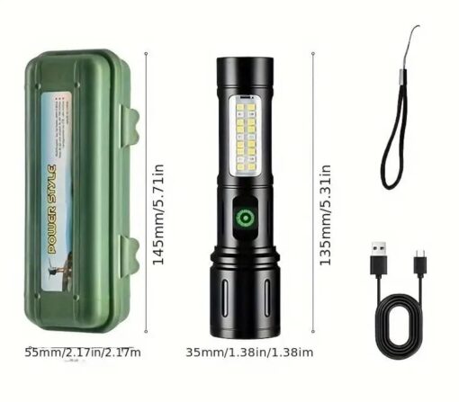 Cob Flashlight Power Style - Image 5