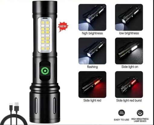 Cob Flashlight Power Style