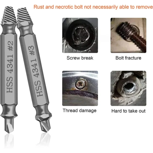Kendo 6 pc screw extractor - Image 7