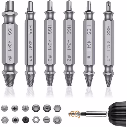 Kendo 6 pc screw extractor - Image 3
