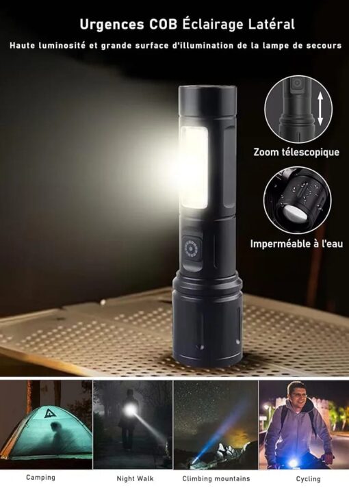 Cob Flashlight Power Style - Image 11