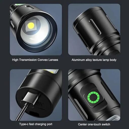 Cob Flashlight Power Style - Image 13