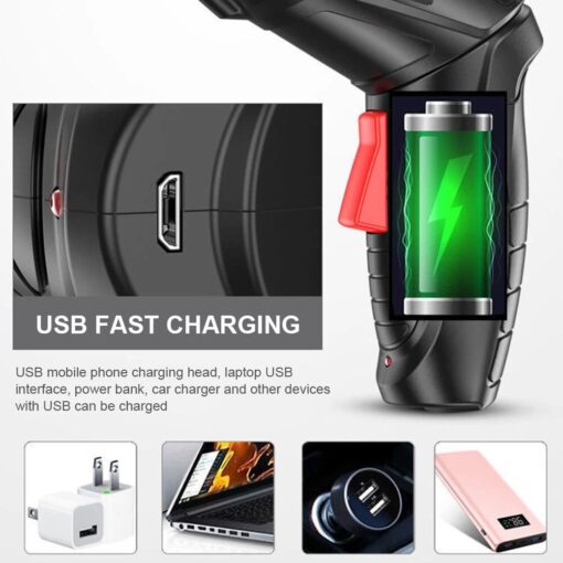 Electric Screw Driver 1300mAh Rechargeable Battery 3.6V - Image 8