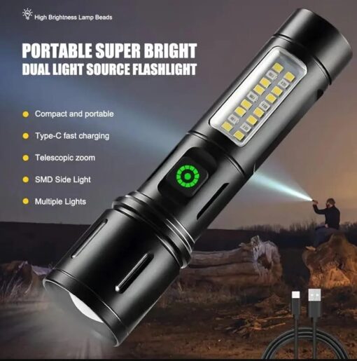 Cob Flashlight Power Style - Image 15