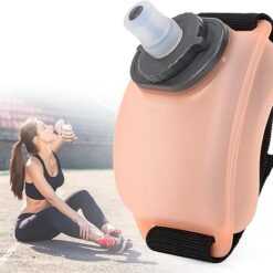 Pink Portable Running Water Bottle Handheld