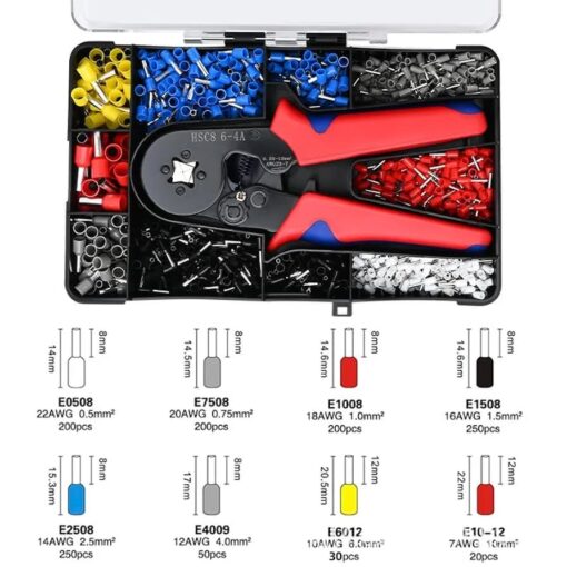 Wire Crimping Tool Kit with 1200PCS - Image 6
