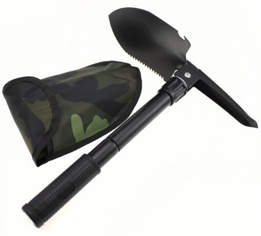 Olive mini Foldable military shovel - Image 10