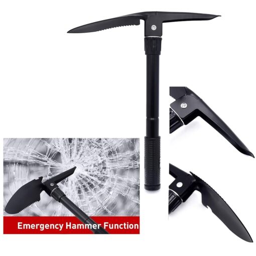 Olive mini Foldable military shovel - Image 9