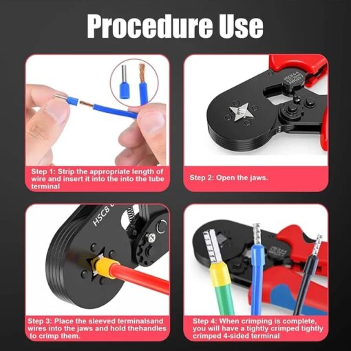 Wire Crimping Tool Kit with 1200PCS - Image 7