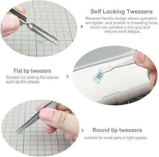 4-Piece Tweezers Set - Image 4