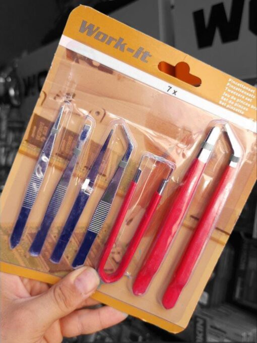 Tweezers Set 7 pcs - Image 2