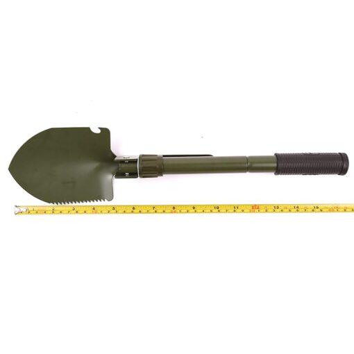 Olive mini Foldable military shovel - Image 5