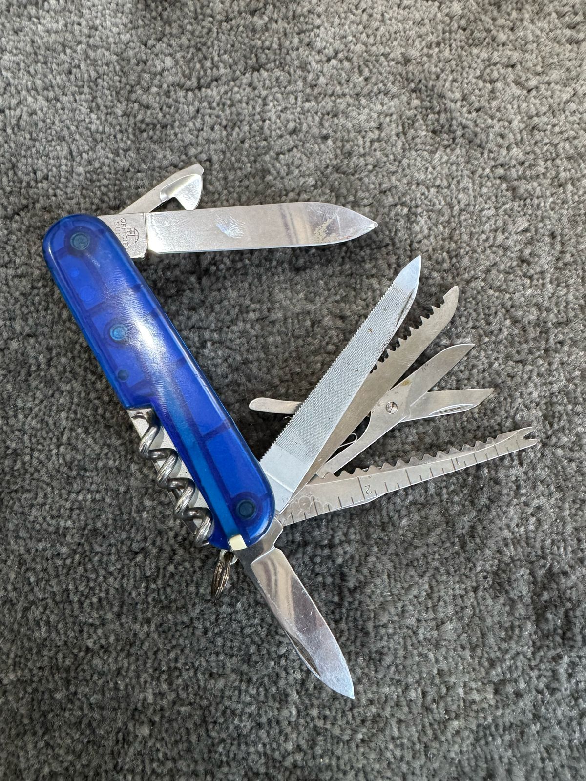 Victorinox Large Trans blue Used - Image 2