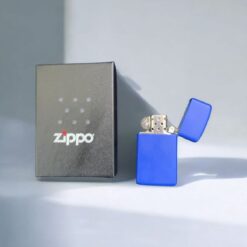 Blue Zippo Lighter