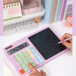 Blue calculation with notepad zy-2208