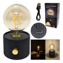 camping retro nightlight jf-008 Black