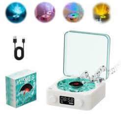 Waves Vinyl Bluetooth Speaker Portable Record Player