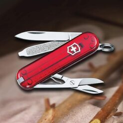 Victorinox Classic SD transparent red