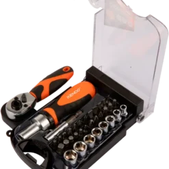 Kendo 35-Piece Short Ratchet Tool Set