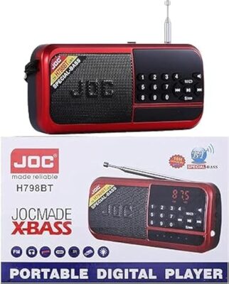 Portable Battery Operated Digital FM Radio Bluetooth