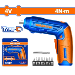 Wadfow 4-Volt Lithium Battery Screwdriver