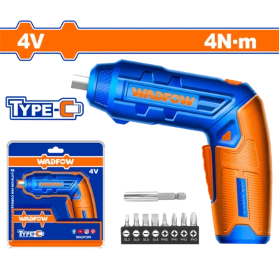 Wadfow 4-Volt Lithium Battery Screwdriver