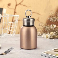 Mini Water Bottles Stainless Steel Gold