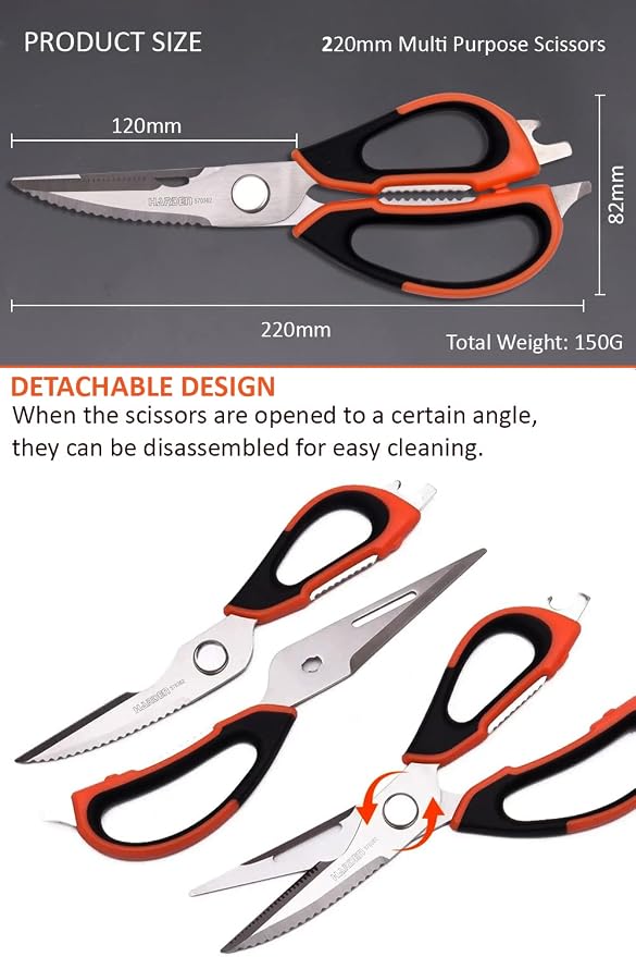 Harden Multi-Purpose Stainless Steel Scissors - Image 3