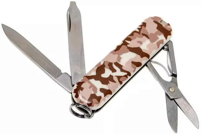 Victorinox Classic, Swiss pocket knife, Desert Camouflage - Image 4